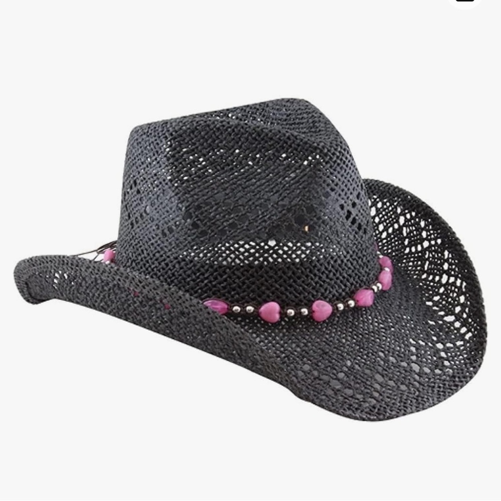 Black Straw Hat